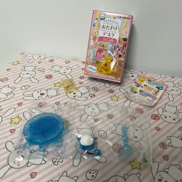 Pokemon Marill Accessory Tray Re-Ment Desktop Trading Figure Anime Toy - Picture 8 of 15